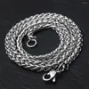 Chains 3 5 7MM Stainless Steel Flower Basket Chain Men Necklace Hip Hop Basic For Women Rock Party Jewelry