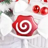 Andra evenemangsfestartiklar 32 cm stort godishänge jul konstgjorda ornament röd och vit klubba målade bröllopsfest dekorationer hem xmas gåva 231027