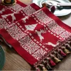 Stół świąteczny Snowman Printing Tablecloth świąteczny łosie