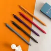 5PCS Retro Color Gel Pen Pen 0,5 mm Blackint Black Grey Purple Szybkie suchy atrament Ball Ball Pens