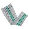 Męskie spodnie 2023SS Multicolor Stripe Igle Pants Mężczyźni Mężczyźni Kobiety haftowane motyle Awge Tracka do joggingu J231028