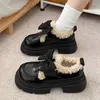 Vestido sapatos japoneses kawaii tornozelo botas mulheres cor pura renda doce pelúcia feminina rua moda casual combate outono 2023