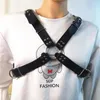 Belts Black Punk Leather Bondage Male Costume Men Body Chest Harness Strap