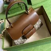 Klassiskt lyxmärke Tote Bag Log Premium Craft Beautiful Diagonal Bag Designer Fashion Leather Shoulder Crossbody Women