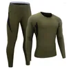 Traje de yoga 2023 Ropa deportiva cálida Hombres Ropa interior térmica de invierno Compresión Traje de fitness Camisetas de secado rápido Medias Ropa Ciclismo al aire libre