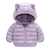 Chaquetas de invierno para bebés, chaqueta ligera para niñas, ropa exterior con capucha para niños, abrigo a prueba de viento para niños cálidos y unisex gruesos 231027