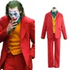 Costumes d'halloween Costume de Cosplay Joker ensemble pour hommes adultes Costumes de groupe esprit d'halloween
