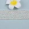 Loose Gemstones 2.8-3.2mm 2A 3A 4A Natural White Color Rice Shape Freshwater Pearl Strand For DIY