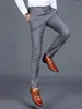 Ternos masculinos tamanho M-6XL moda boutique cor sólida formal negócios escritório terno calças masculino calças casuais calças festa noivo