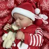 Poppen 50 CM Afgewerkt Reborn Baby LouLou Meisje Vrolijk Kerstcadeau Levensechte Siliconen Vinyl geboren 3D Huid Zichtbare Aderen DIY Speelgoed 231027