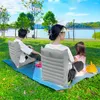 Cuscino d'aria gonfiabile per mobili da campeggio Sedia rilassante portatile regolabile multi-angolo Supporto ad alta resistenza per picnic sulla spiaggia all'aperto