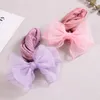 Accessoires pour cheveux, vente de couleurs, bandeau tricoté en dentelle avec nœud papillon, bandeau élastique pour bébés filles, couvre-chef Boutique pour enfants