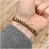 Mens 3-11Mm Stainless Steel Chain Bracelet Curb Cuban Link Bracelets For Women Uni Wrist Jewelry Drop Delivery Dhgarden Otkli