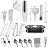 Ferramentas de bar 13/22pcs 750ml 600ml Boston Cocktail Shaker Wine Mixer Set Bartender Tool Kit com suporte 231027