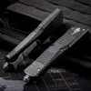 UT-Combat Marfione Hellhound Double Action MT Auto Knives D2 Blade Aviation Aluminum Handle Tactical Hunt Camp Self Defense Rescue Pocket Knife EDC Tools