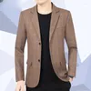 Ternos masculinos terno jaqueta fina blazers primavera outono sólido negócios casuais roupas masculinas blazer hombre casacos masculinos d70