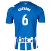 2023 2024 Maillots de football Deportivo Alaves 23 24 MIGUEL DUARTE ABQAR LEJEUNE RIOJA SYLLA DE LA FUENTE ALKAIN GURIDI Maillot de football à domicile bleu vert