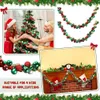 Andra evenemangsfestleveranser 2 st 6 fot Jul Garland Christmas Ball Garland Ornament inomhus utomhus Garland Xmas Dekorativa hängande ornament 231027