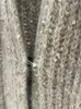 Tricots pour femmes 2023 automne hiver mode coréenne pull tricoté élégant paillettes à manches longues à capuche cardigan femmes décontracté chaud ourwear