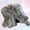 Vrouwen Jassen 2022 Tweed Jas Vintage Mode Pak Uitloper Vrouwen Vrouwelijke Blazer Manteau Femme Feminino Jas9185684