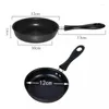 Pans 1PCS Mini Cast Iron Wok Non-stick Frying Pan Egg Magic Smokeless Dumpling Oil Small Universal