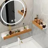 Ensemble d'accessoires de bain, miroir de toilette, avant, poinçon gratuit, support de rangement de salle de bain, douche murale, étagère d'angle pour personnes, shampoing, cosmétiques