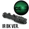 Taktik Aksesuarlar Kiji K1-10 IR Versiyon Metal El Flashlight 350mV Kızılötesi Lazer Lllumination Beyaz LED Açık Hava Spor El Feneri