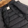 Mens Jacket Puffer Designer Down Jackets Medium Längd Winter Fur Raccoon Coat Parka överrock Big Pocket Design tjock varm huva ner vindbrytare kläder