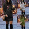 Kentsel Seksi Elbiseler Kadın Noel Elbise Kırmızı Şarap Cam Çantası Kalça Hoodie Moda Elbise Kadın Vücut Elbise Noel Giysileri Sıcak Çöp 231027