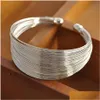 Cuff Punk Women Mtilayer Open Wide Style Bracelet Bangle Jewelry Statement Indian Bangles Christmas Jewelrys Drop Delivery Bracelets Dha5S