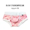 Underpants E likable European and American men's cartoon underwear comfortable sexy lowwaist fashion allmatch boxer briefs 231027