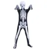 Traje de halloween cosplay traje de halloween traje spoof crânio macacão cosplay esqueleto horror brinquedo jogo pai-filho traje de festa