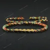 Ręcznie robione tybetańskie buddyjskie miedziane koraliki bransoletki urok urok Buddha Regulowane Lucky Braided Thread Banles dla kobiet mężczyzn Mode Jewelrybracelets