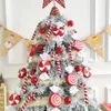 クリスマスの装飾ツリーレッドホワイトキャンディーペンダント松葉杖クリスマスデコレーションハッピーイヤーポップ2024ホームパーティーギフト231027