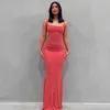 Casual Dresses Fashion Sexy Skims Backless Evening Maxi Women Party Club Ladies Bodycon Peach Hip Elegant Long For Woman ds