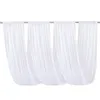 Outros suprimentos para festas de eventos Vestido de casamento branco Cortinas de teto Telhado Canopy Decoração Drapeado Tecido Chiffon Cortina para Cerimônia de Festa Estágio El Decoração 231027