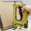 Staplers Metal Handheld Stapler Industrial Art Po Frame Stapler Lightweight Portable Nail Tracker Framing Tool Nailing Equipment 231027