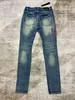 jeans bleus jeans pour hommes jeans déchirés jeans pour hommes jeans coupe slim denim vintage bien porté stretch jeans en denim super doux pantalon en denim stretch skinny INDIGO pantalon à braguette boutonnée