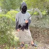 Halloween Costume Cosplay Costume Halloween Dark Death Boy Costume Role Playing Death Ghost Role Playing Costume Terror Faceless Clothing