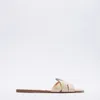 Slippers 2023 Brand Woman Peep Toe Flat Shoes Casual Slides Ladies Summer Sandals Shallow Low Heel Orange Brown Black