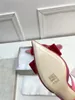 Sapatos de vestido Bowknot Envolto Cabeça Metade Chinelos Temperamento Francês Veludo Bombas Elegante Senhora Apontada Toe Stiletto Sandálias Mulheres