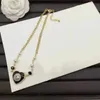 925 verzilverde dames parel hanger ketting ontwerper lederen patroon ketting boetiekstijl diamant kristal hart hanger ketting nieuwe romantische liefde sieraden