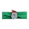 Kunst En Ambacht Kerst Kinderen Haaraccessoires Baby Kerstman Hoofdbanden Boomband Meisje Elastische Knoop Rood Groen Wit Hoofdband Drop Deliv Dh60U