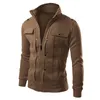 Vestes pour hommes revers polaire jean pour manteau hommes hommes veste mince conçu cardigan manteaux de bureau hiver