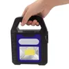 Portable Lanterns Work Light Solar Energy Rechargeable Lamp With Handle Torch