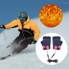 Gants de sport chauffants USB, demi-doigt électrique, fournitures d'hiver chaudes et confortables, chauffage Super doux pour le ski C