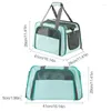 Dog Carrier Cat Collapsible Travel Puppy Soft Sided Mesh Windows Protable Convenient Pet Pouch For Cats And