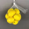 Julekorationer 12st konstgjorda citron diy konstgjorda frukter Plastisk falsk frukt för hem trädgård dekoration jul bröllop fest leveranser 231027