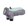 Dog Apparel Winter Warm Big Jacket Thicken Clothes Waterproof Dogs Coat For Medum Large Reflective Labrador Clothing