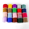 50 meter 23Colors Nylon Cord Thread Chinese Knot Macrame Cord Armband Flätad sträng Diy Tassels Beading Shamballa String Thread Jewelry MakingJewelry Fynd